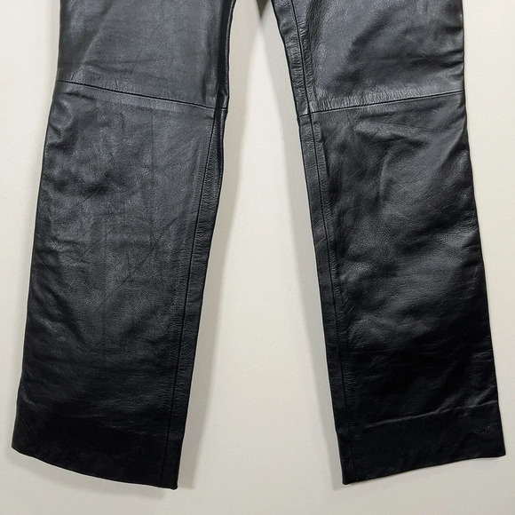 OSCAR  LEOPOLD | WIDE LEG LEATHER PANT - Picture 5 of 10